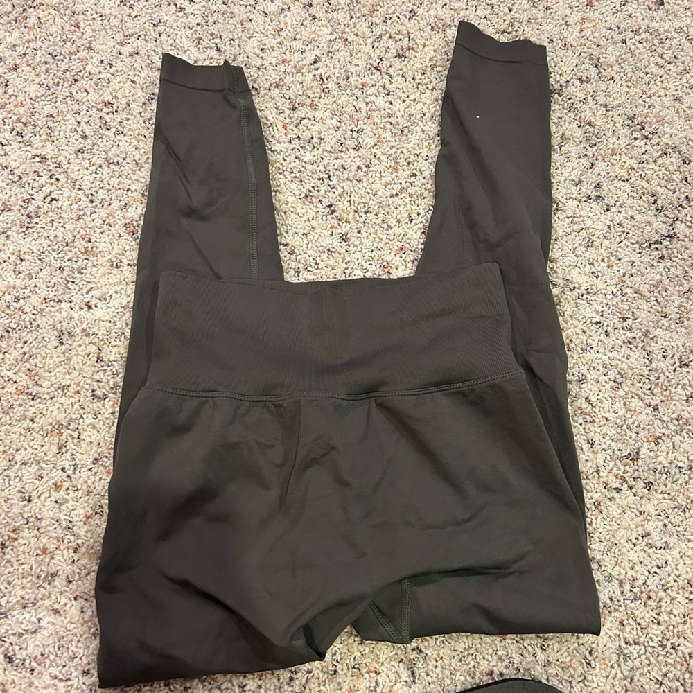 High-Waisted Black Leggings